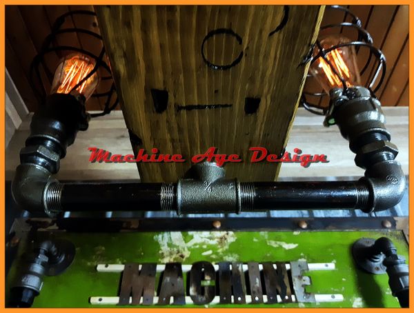 machine age , steampunk lámpa 4 gyertyás