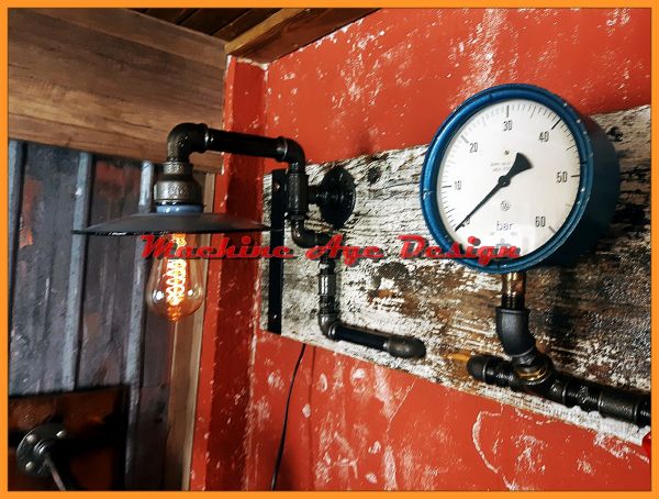 steampunk , dupla karos lámpa , machineage
